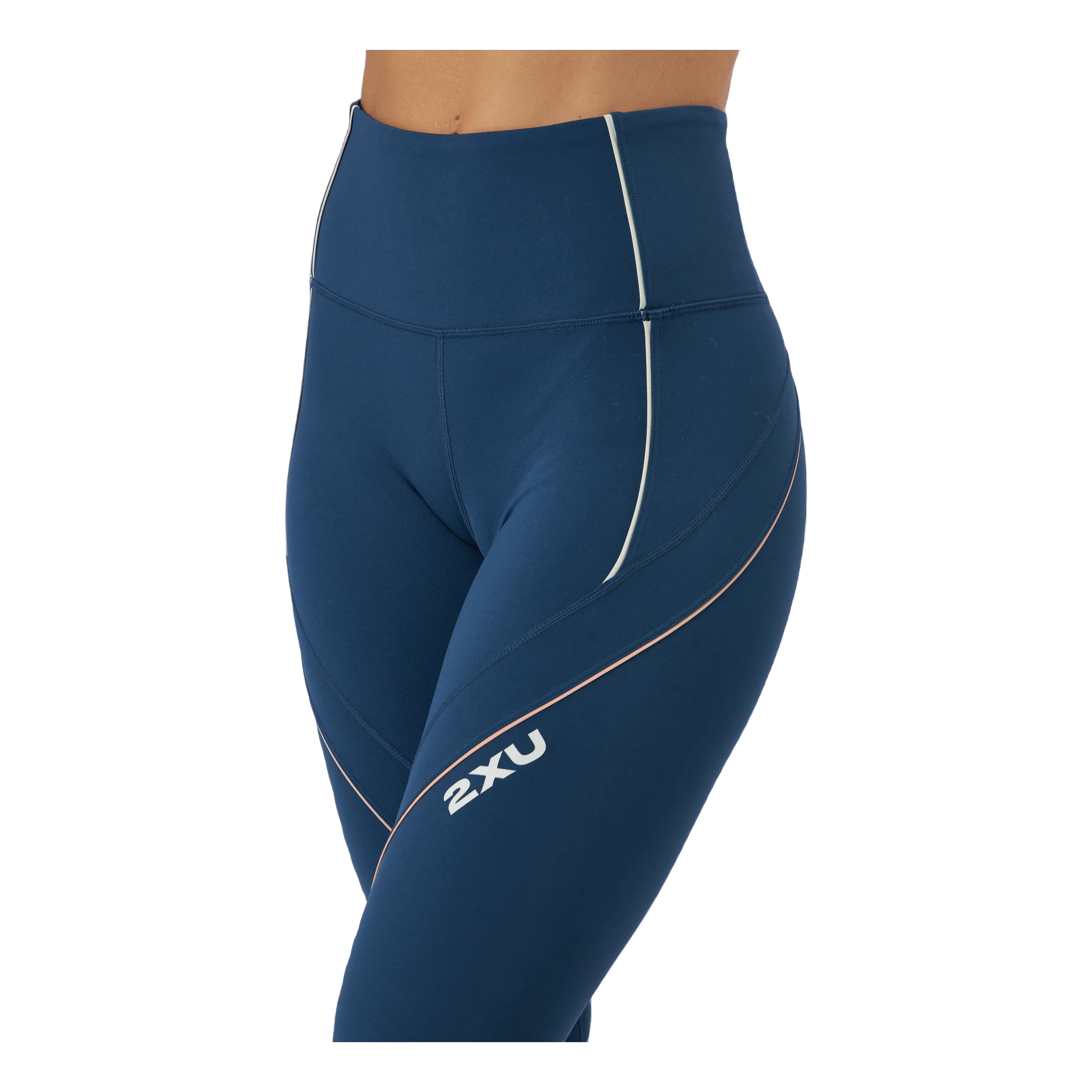 2XU FORM SWIFT HIRISE COMP TIGHT MOONLIGHT/OFF WHITE