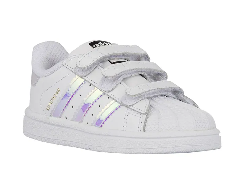 Adidas Originals Superstar CF Infats (White/Litmus)