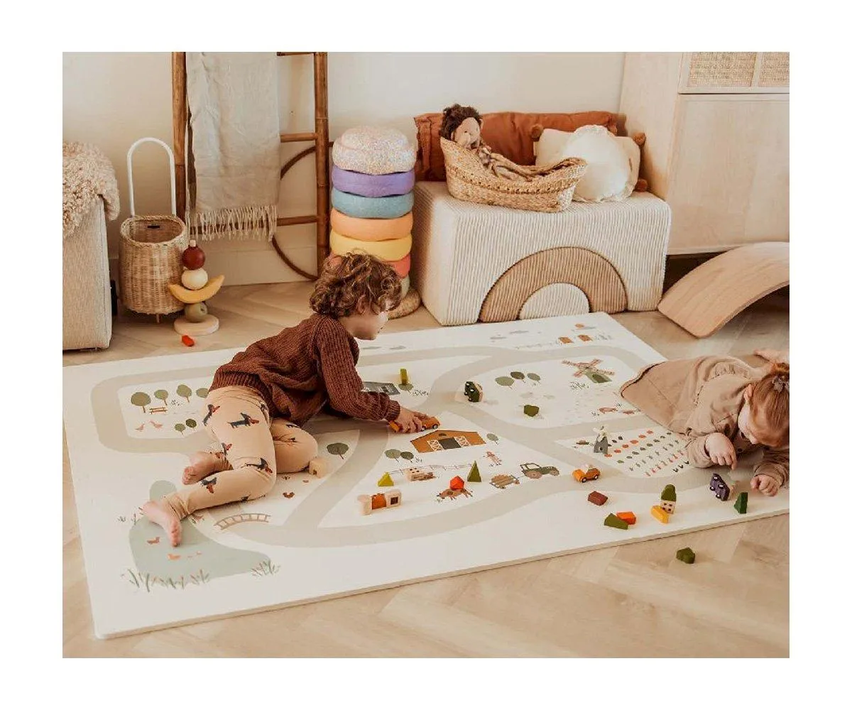 Alfombra de juegos puzzle Farm · Play & Go