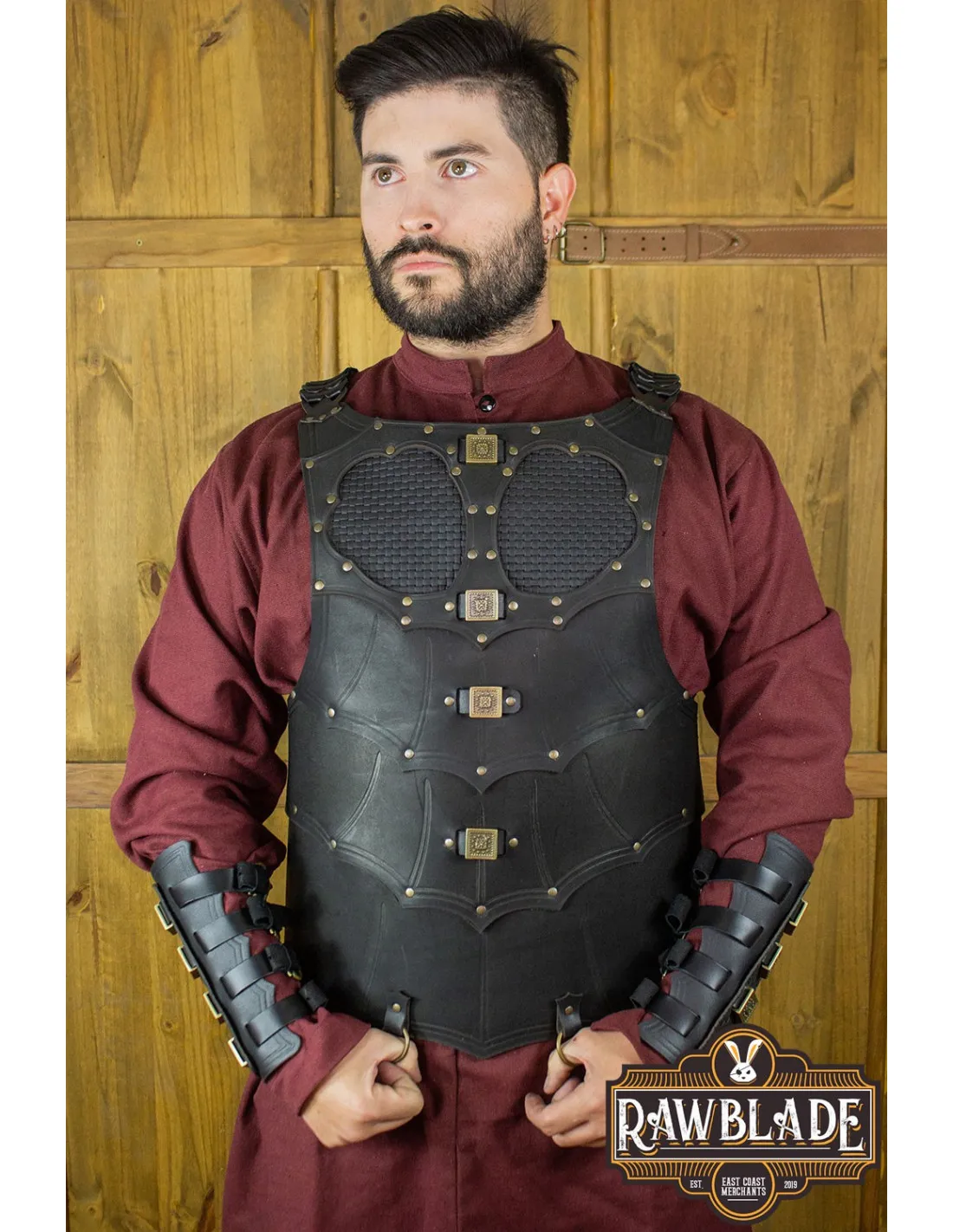 ARMADURA MEDIEVAL EDEKAN  NEGRO