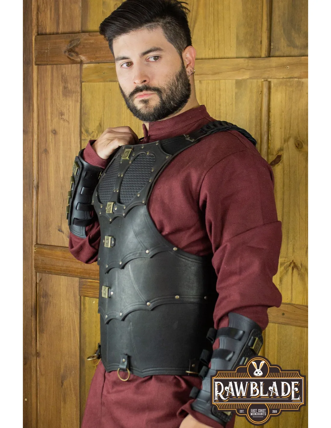 ARMADURA MEDIEVAL EDEKAN  NEGRO