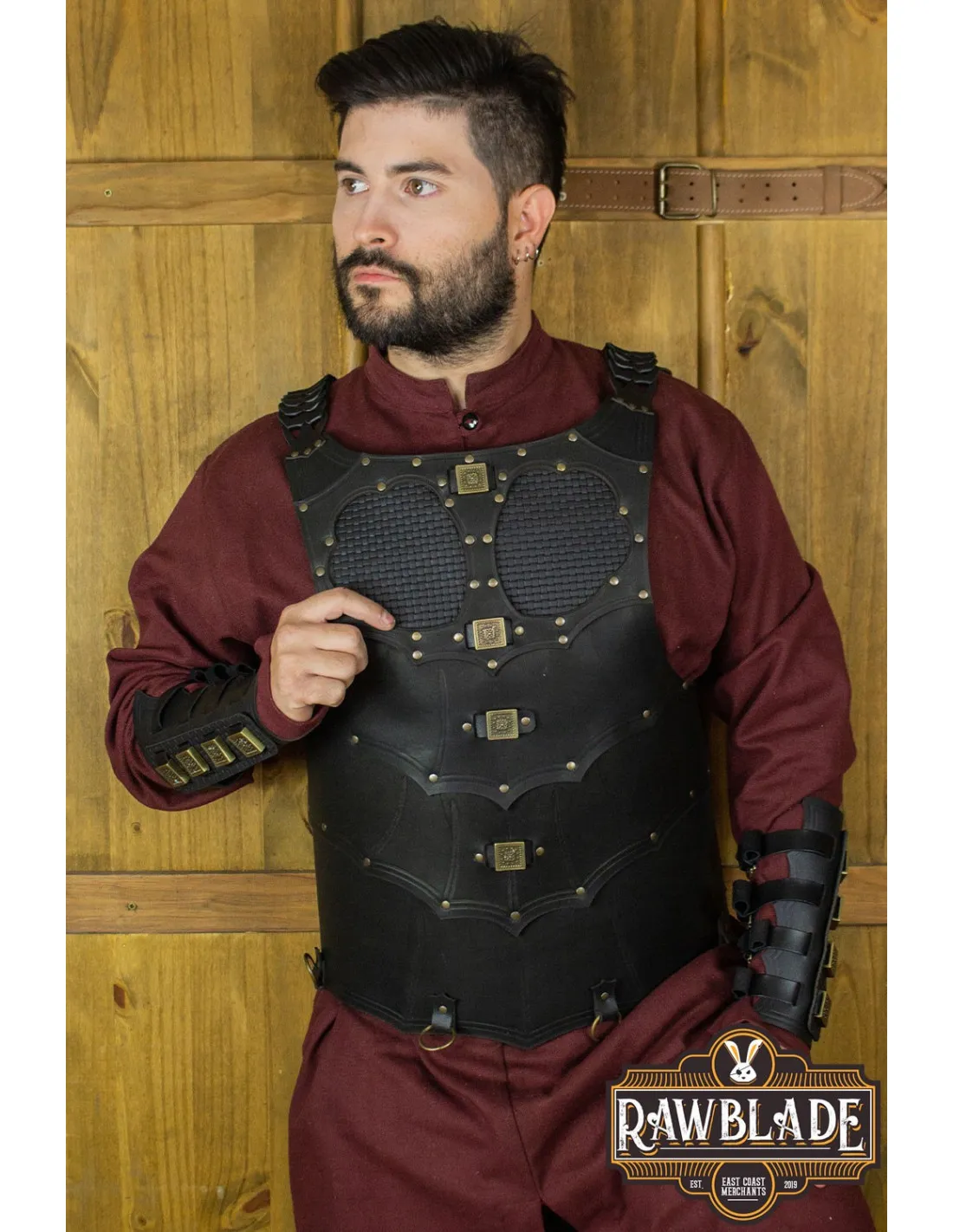 ARMADURA MEDIEVAL EDEKAN  NEGRO