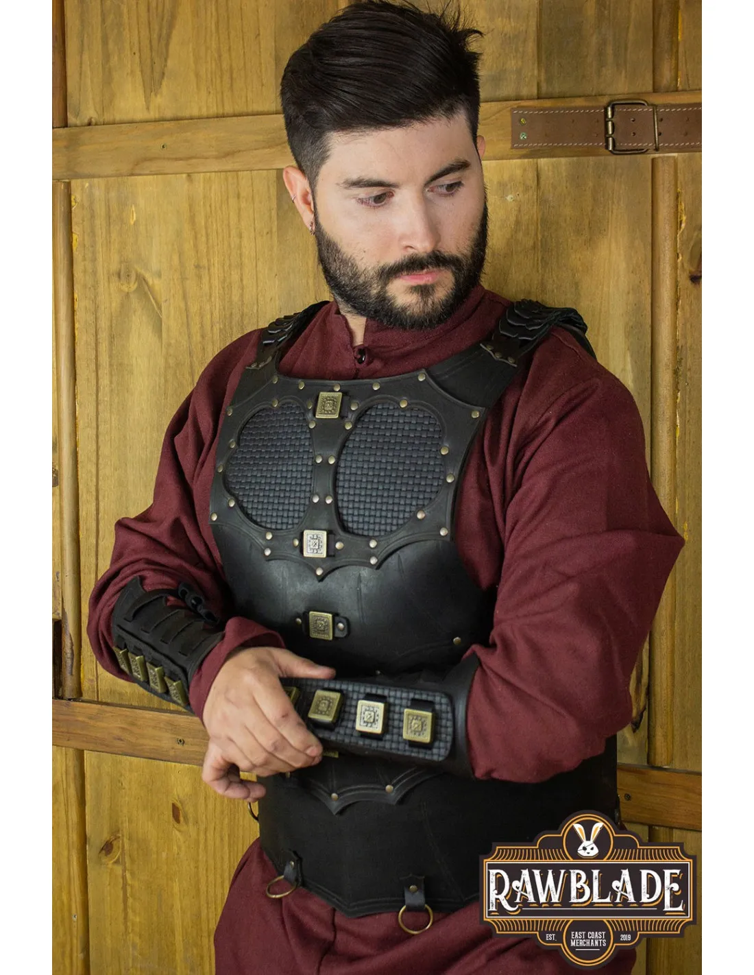 ARMADURA MEDIEVAL EDEKAN  NEGRO