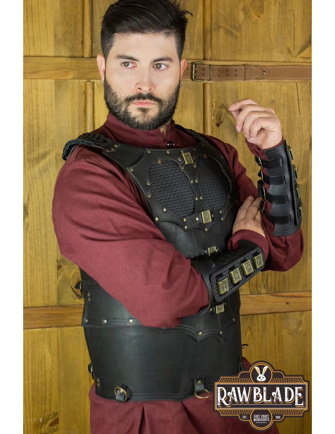 ARMADURA MEDIEVAL EDEKAN  NEGRO