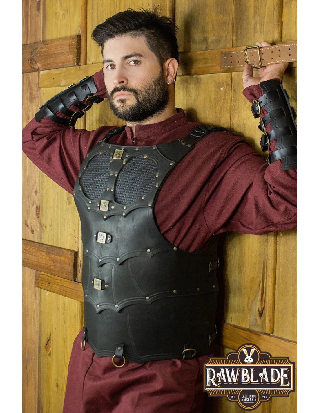 ARMADURA MEDIEVAL EDEKAN  NEGRO