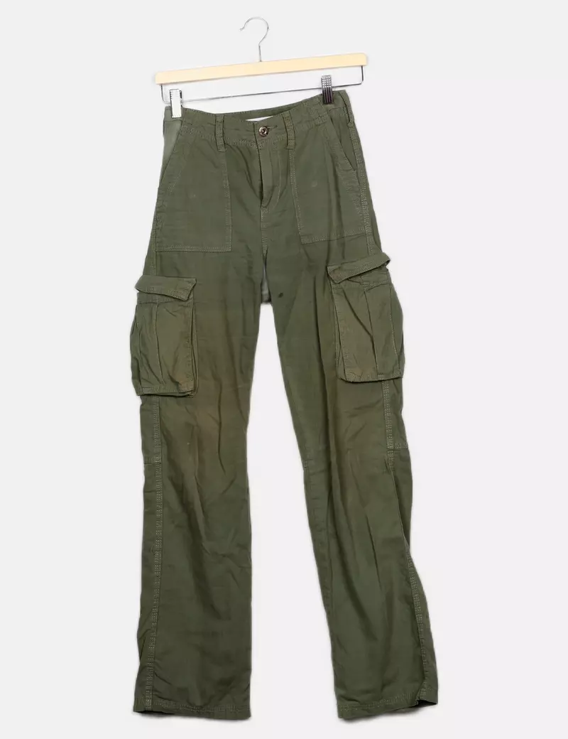 Bershka Pantalones cargo Rectos