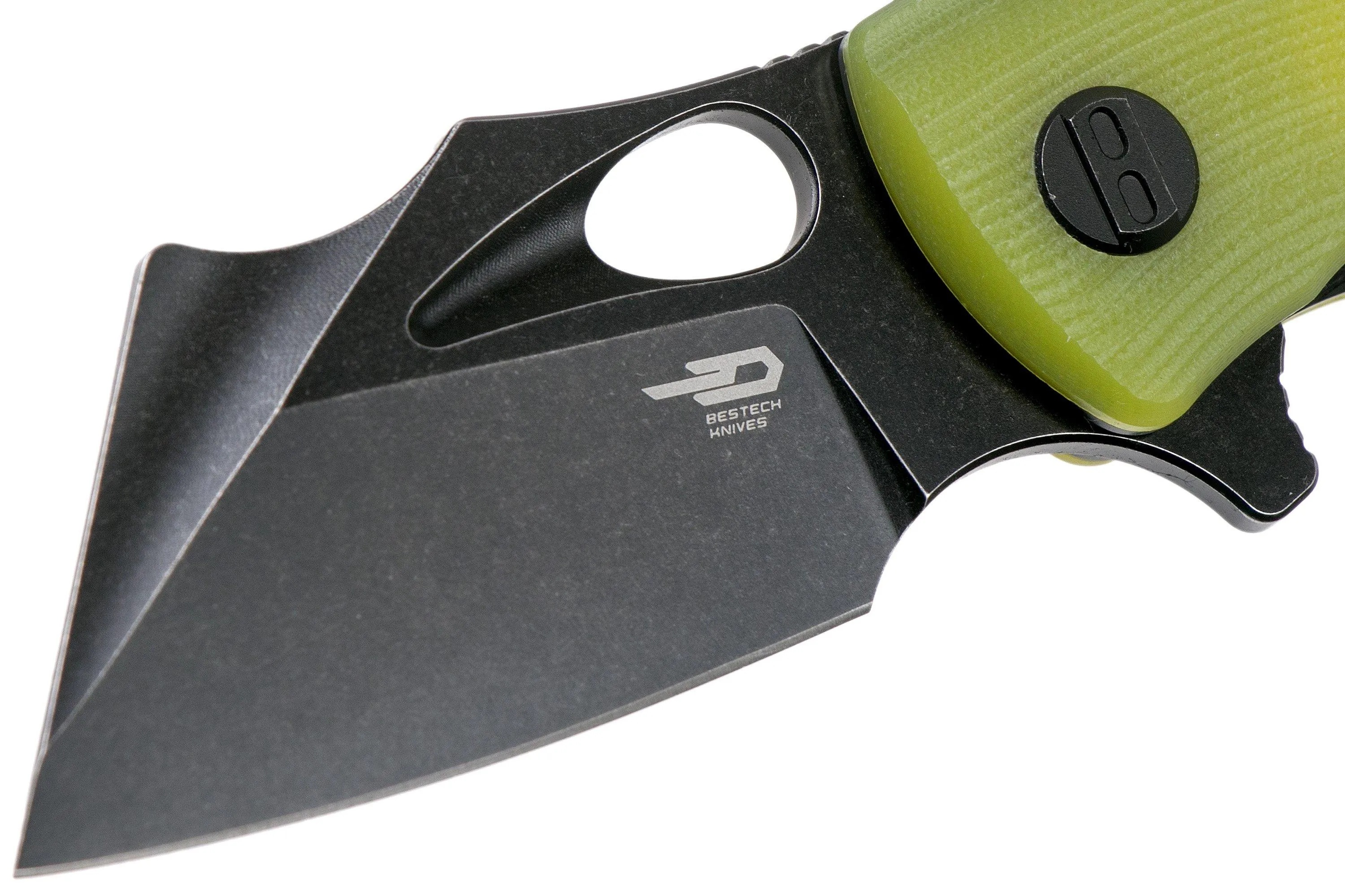 Bestech Lizard BG39F Lime G10, Black Stonewashed navaja