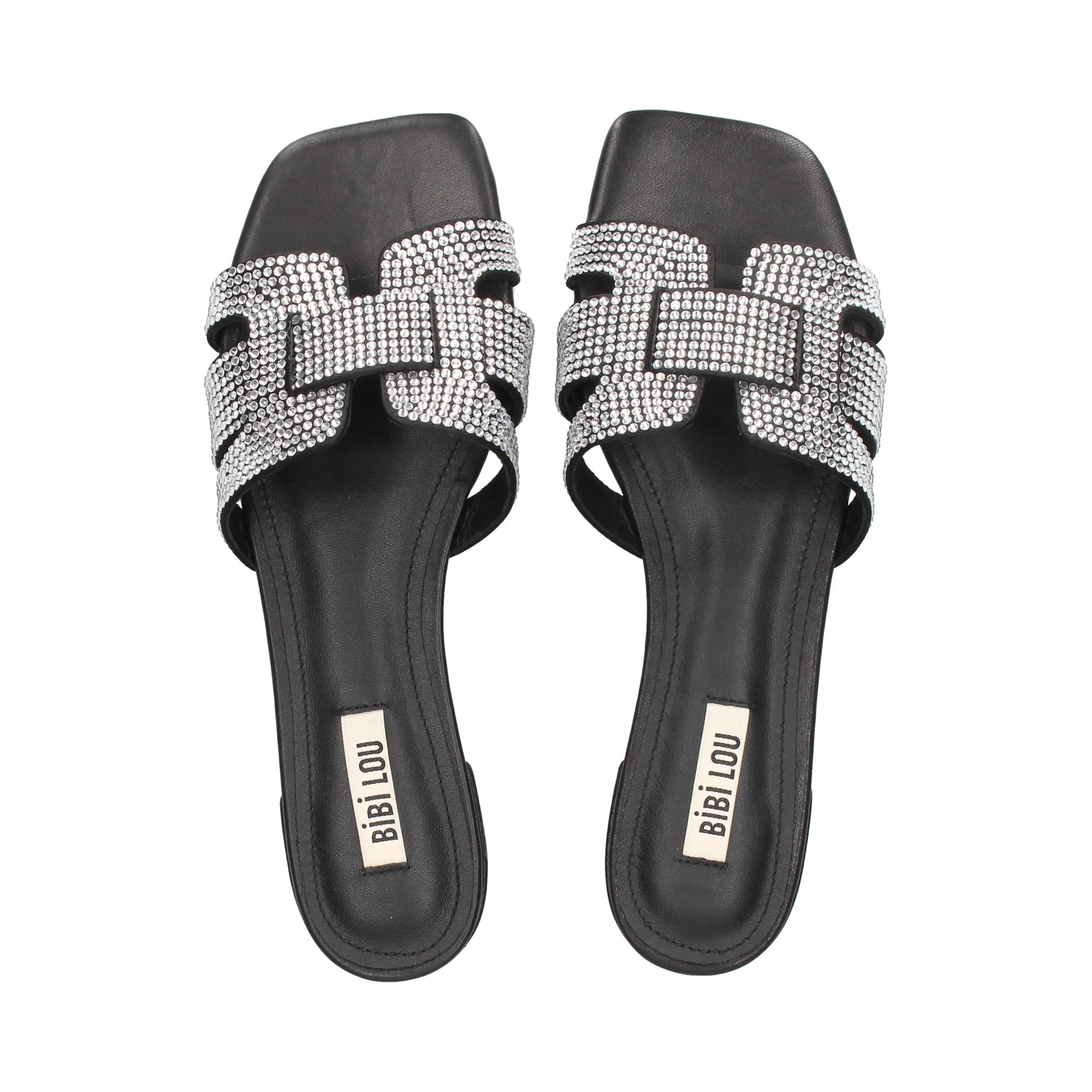 BIBI LOU Sandalias planas de Mujer PLATA