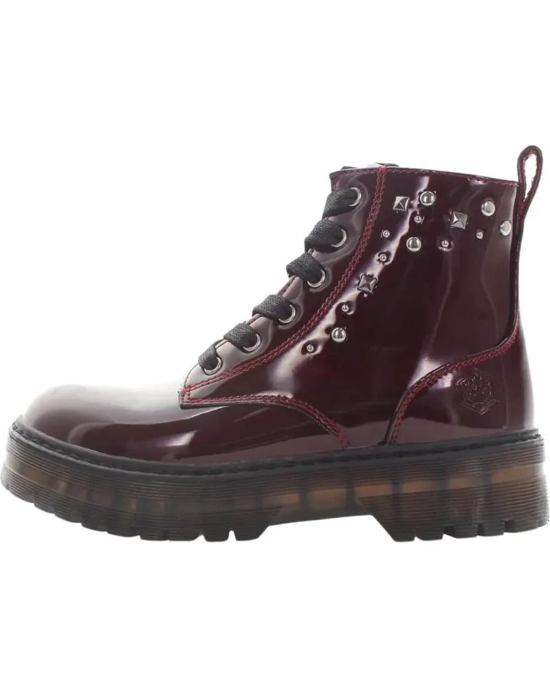 BOTAS DE NIñA LUMBERJACK ELINOR SGE6501001 ROJO
