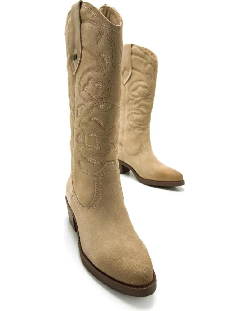 Botas MTNG  de Mujer 59664  BEIGE