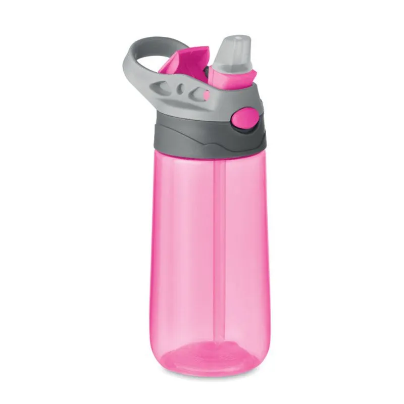 Botella promocional con boquilla de silicona 450 ml. Shiku