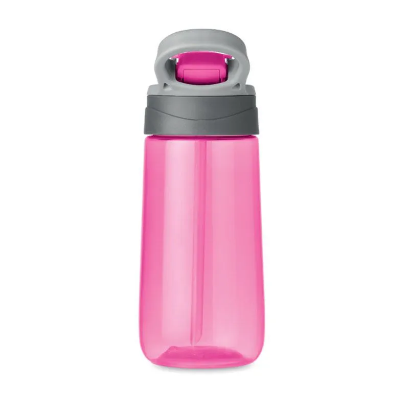 Botella promocional con boquilla de silicona 450 ml. Shiku