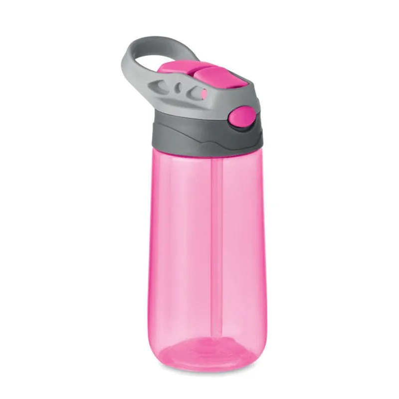 Botella promocional con boquilla de silicona 450 ml. Shiku