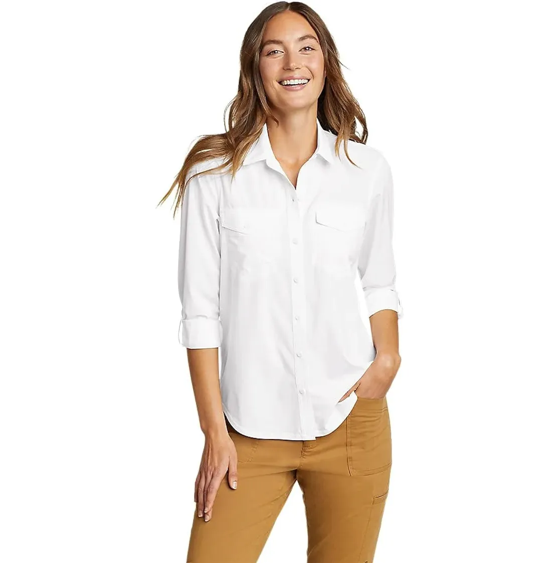 CAMISA MUJERDEPARTURE 2.0MANGA LARGA / EDDIE BAUER