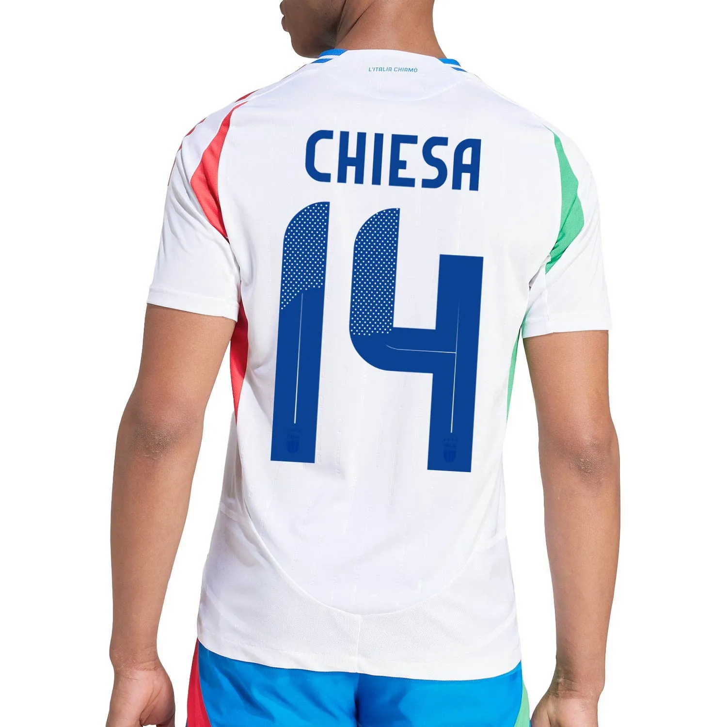 Camiseta adidas 2a Italia Chiesa authentic 2024