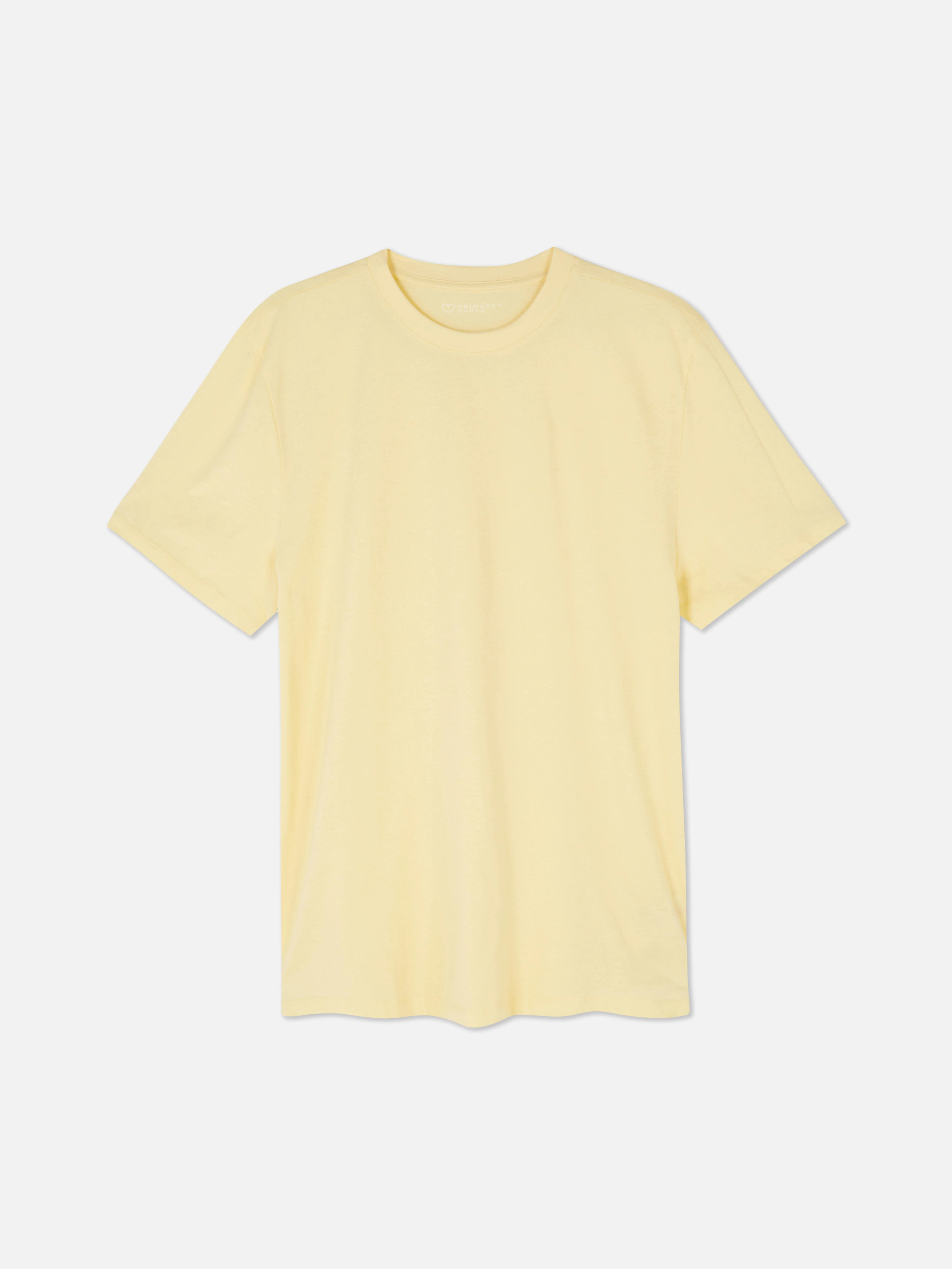 Camiseta de cuello redondo y corte recto