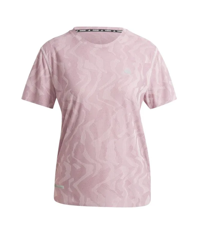 Camiseta de Running adidas Ultimate Engineered Mujer Rosa