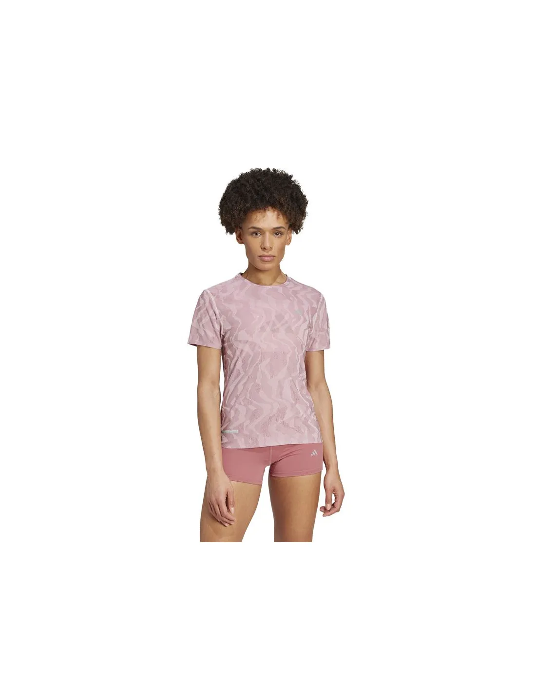 Camiseta de Running adidas Ultimate Engineered Mujer Rosa