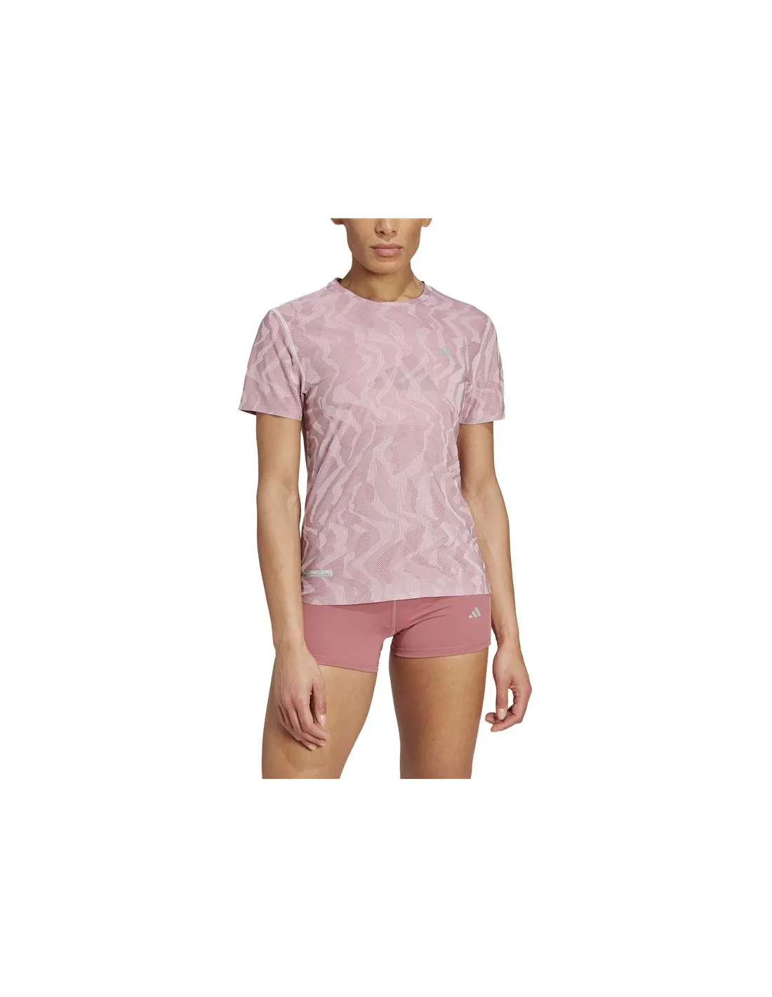 Camiseta de Running adidas Ultimate Engineered Mujer Rosa