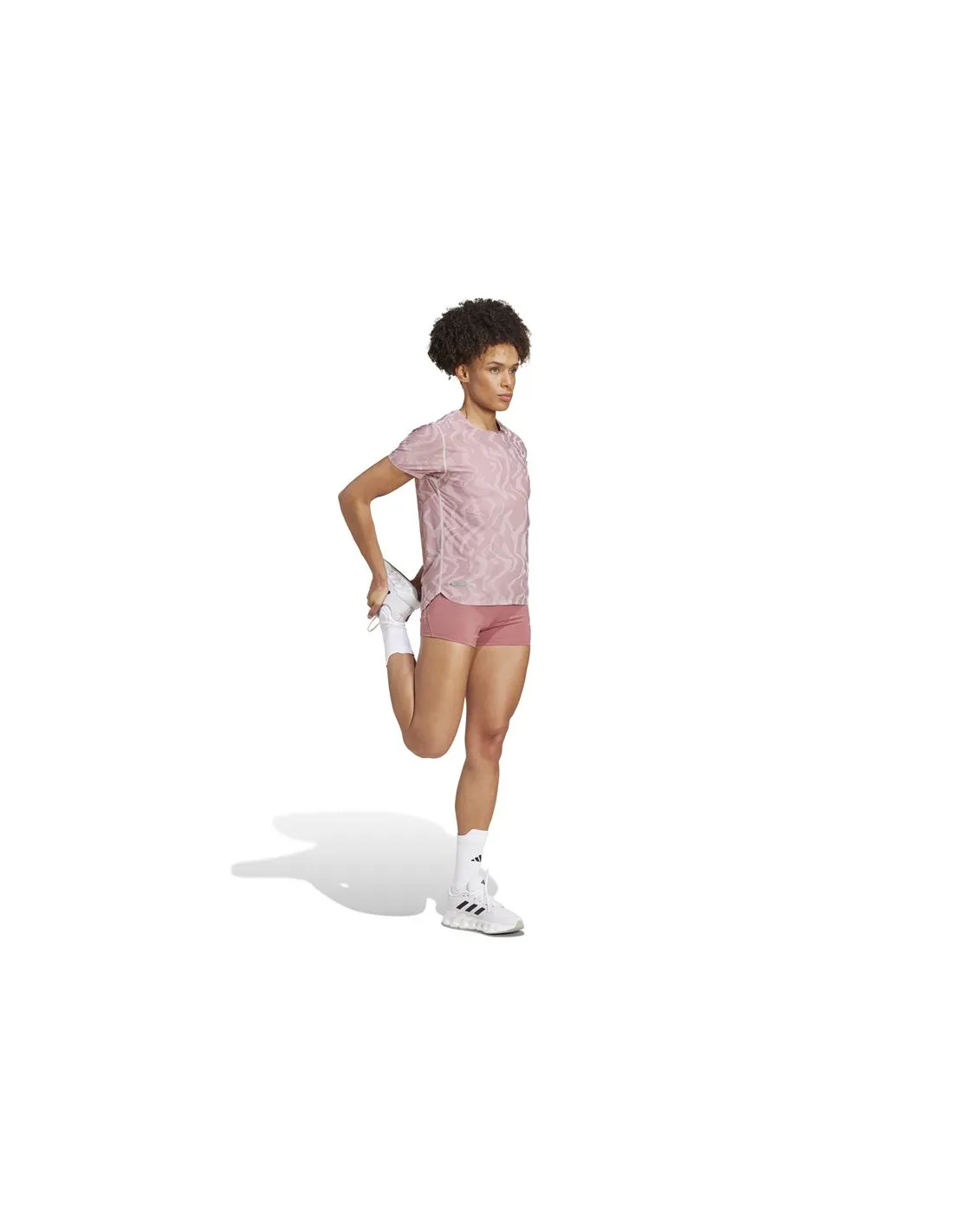 Camiseta de Running adidas Ultimate Engineered Mujer Rosa