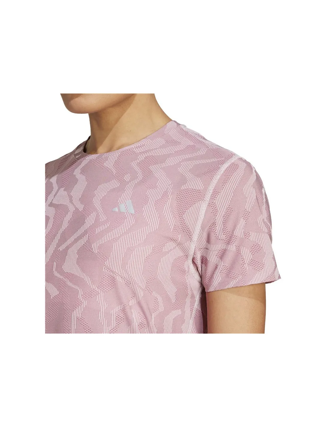 Camiseta de Running adidas Ultimate Engineered Mujer Rosa