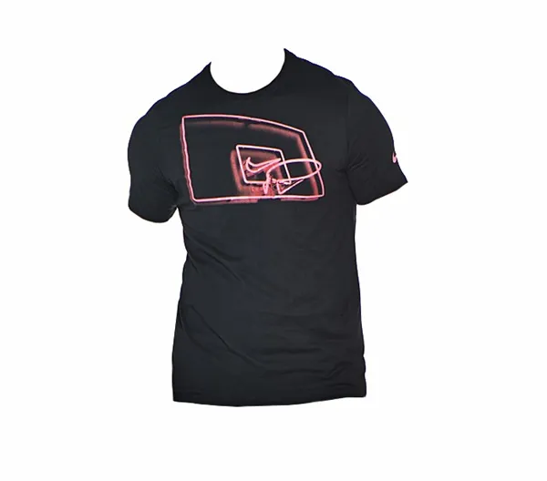 Camiseta Nike Neon Hoop (010/negro/crisom)