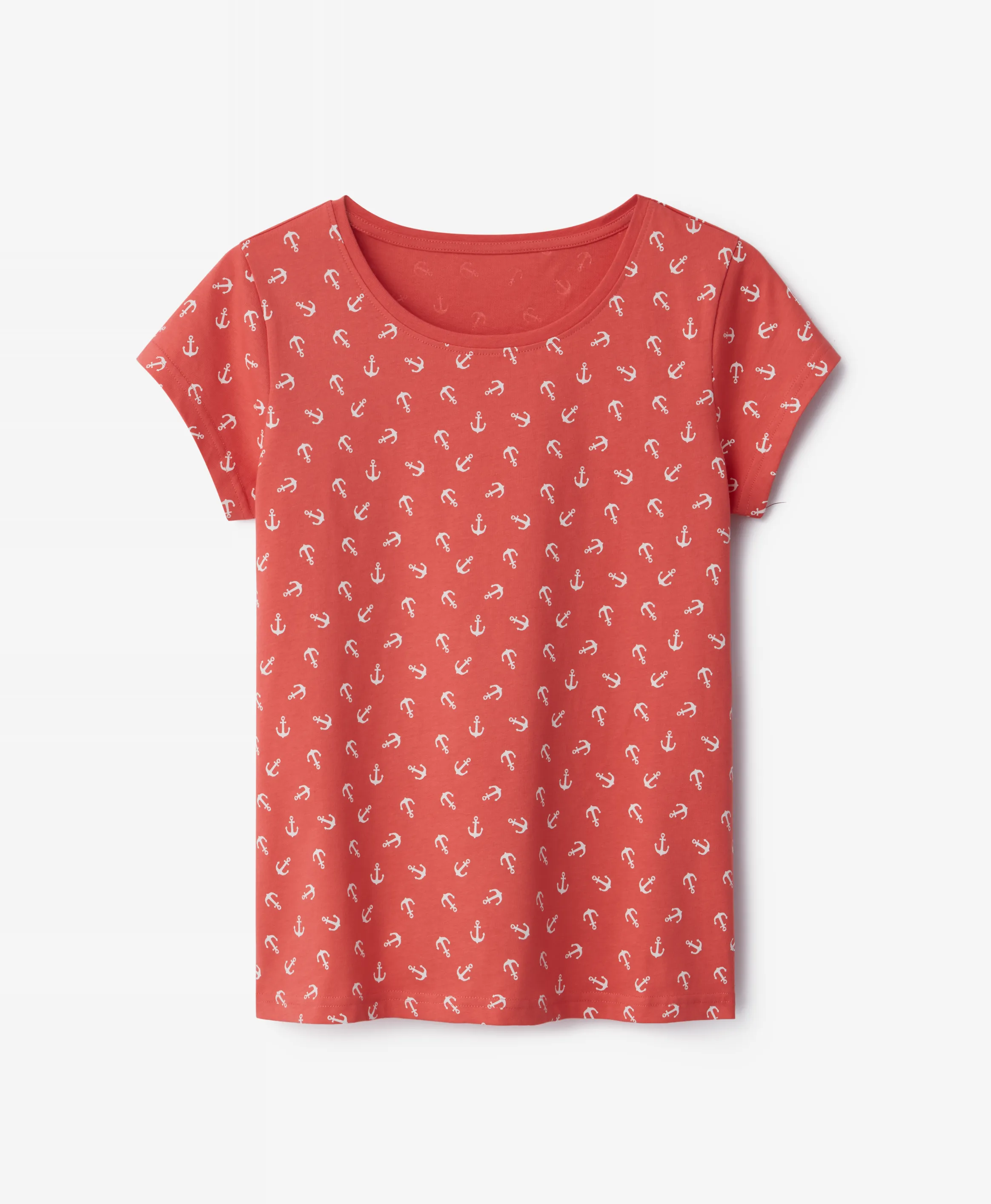 Camiseta roja 100% algodón