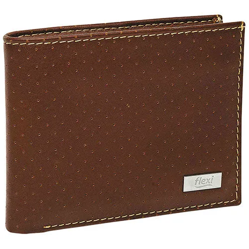 Cartera Exterior Piel Color Café de Flexi