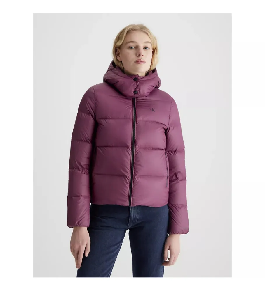 Chaqueta de Plumas Corta lila