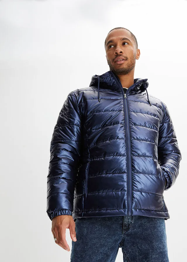 Chaqueta guateada Azul marino