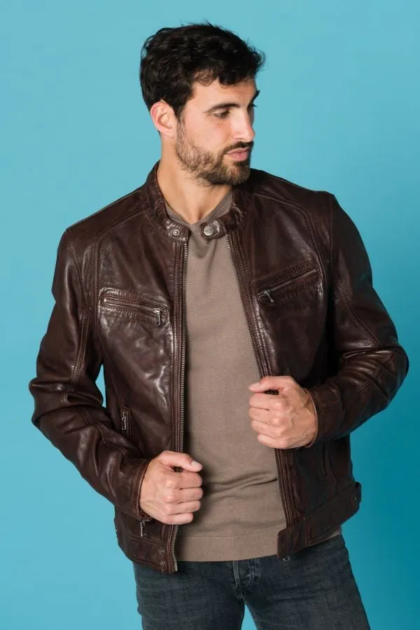 Chaqueta Hombre Daytona Dustin Sheep Tiger Wine Brown