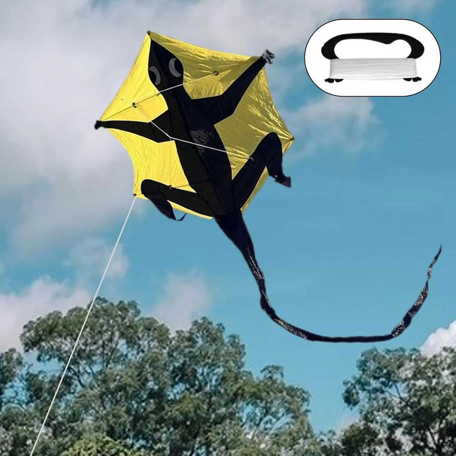 Colcolo Kite de Animales Flying Toy Professional Fácil de Volar una Sola línea Cometa voladora de Playa para Regalos de Viaje Ac
