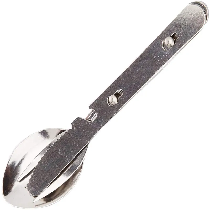 Cubertería Camping 3 Piezas Acero Inox Ibili