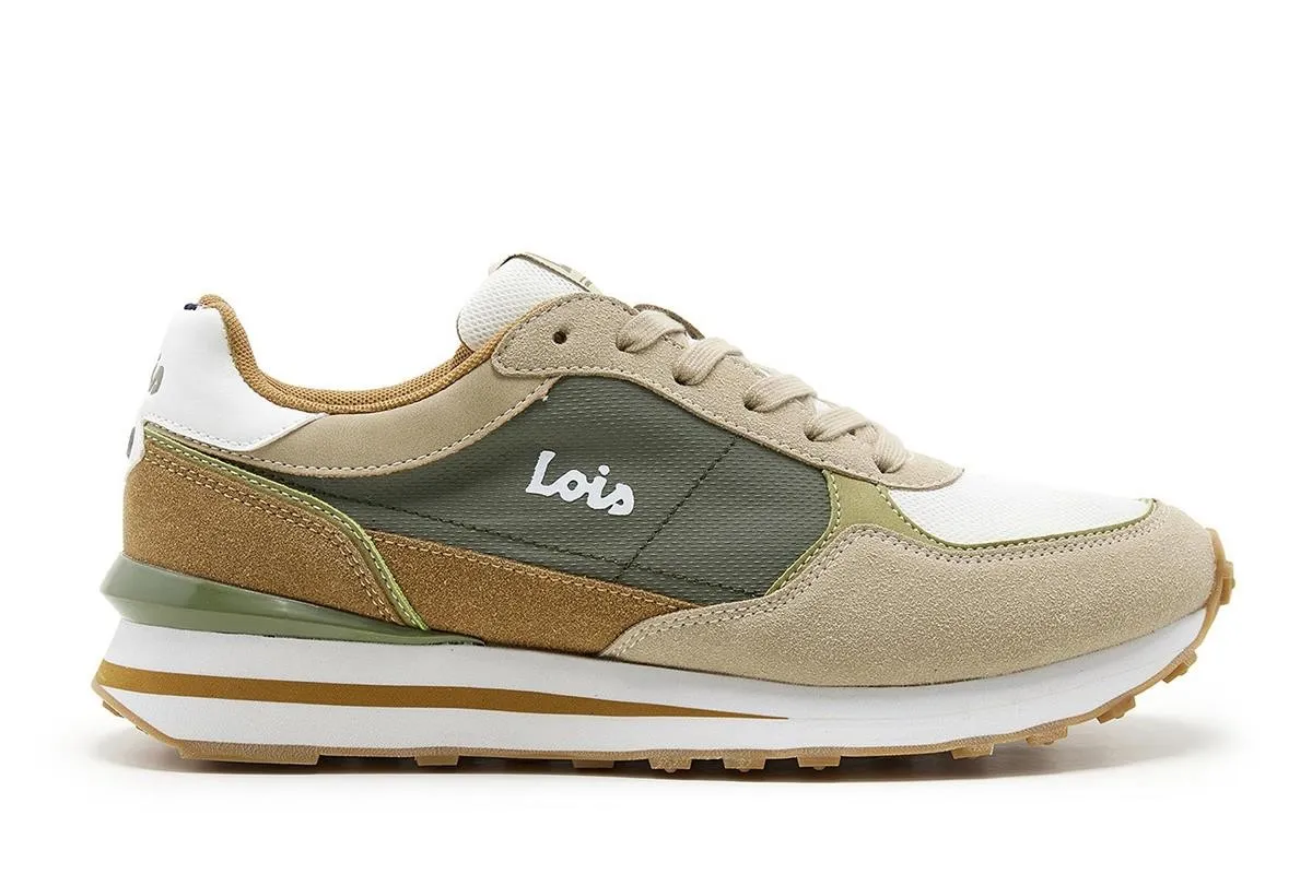 DEPORTIVO CASUAL HOMBRE LOIS 64356 VERDE KAKI