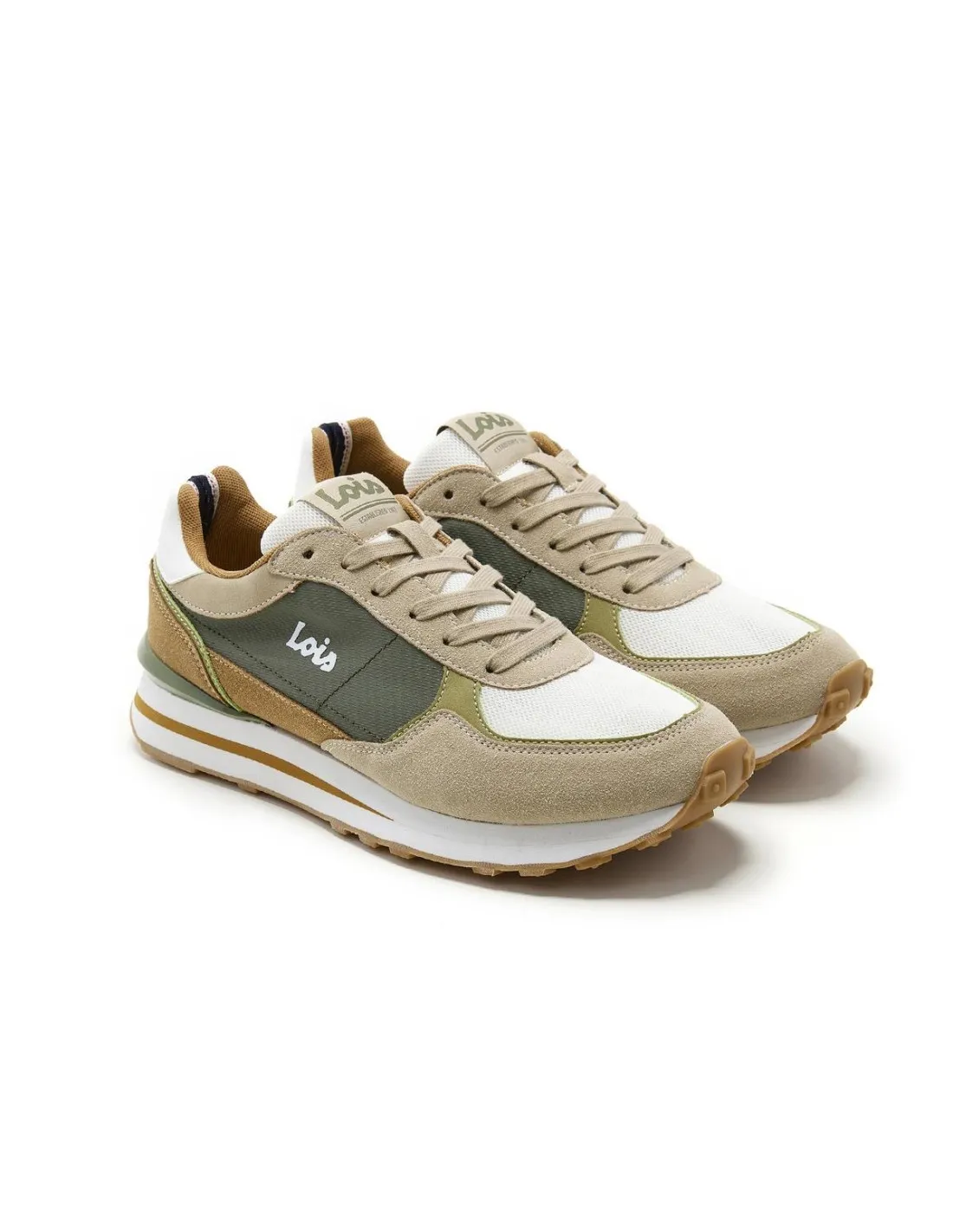 DEPORTIVO CASUAL HOMBRE LOIS 64356 VERDE KAKI