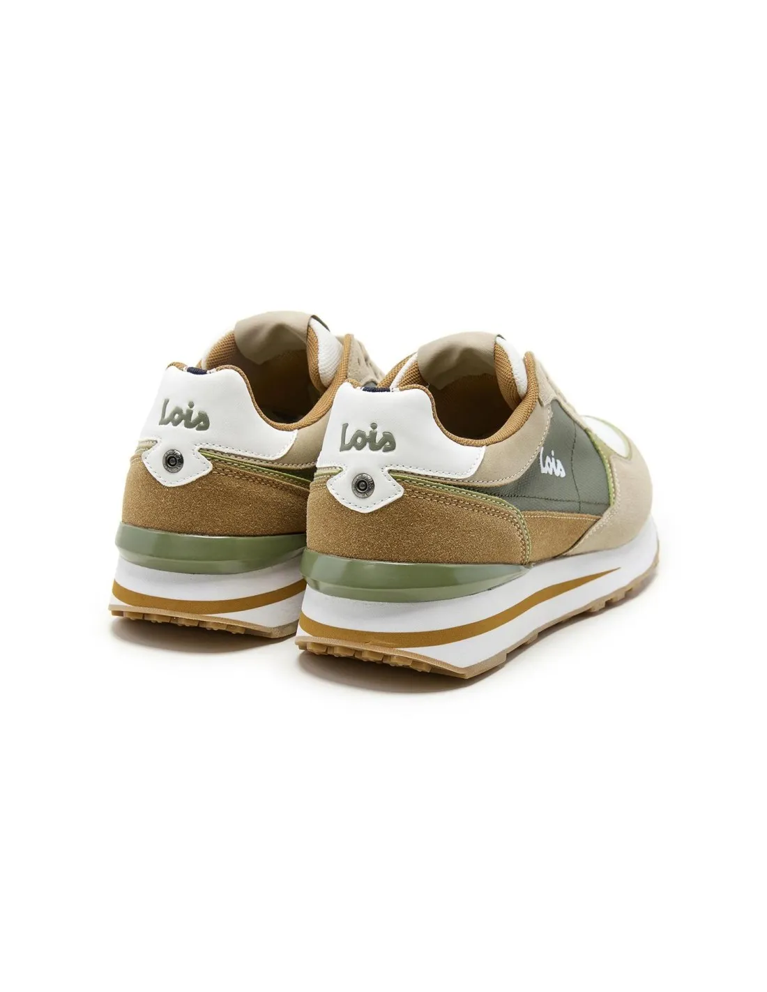 DEPORTIVO CASUAL HOMBRE LOIS 64356 VERDE KAKI