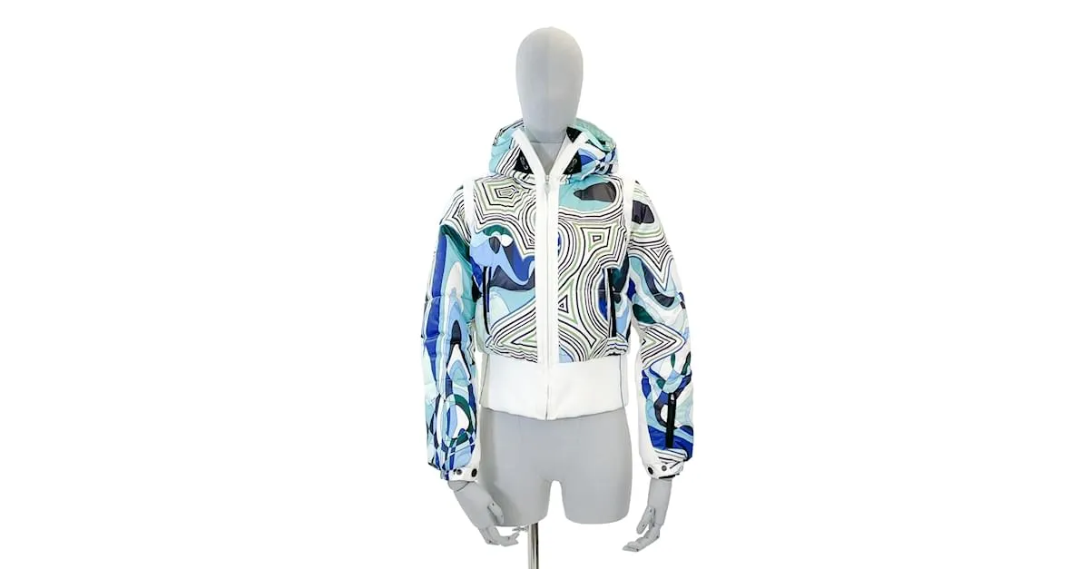 EMILIO PUCCI Chaquetas Internacional M Sintético Blanco 