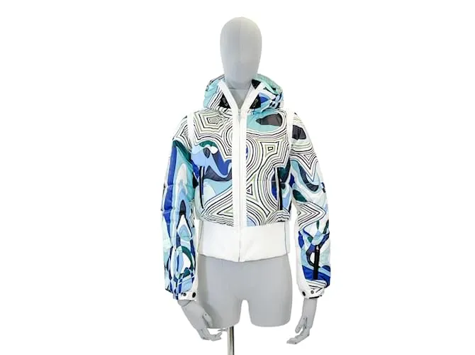 EMILIO PUCCI Chaquetas Internacional M Sintético Blanco 