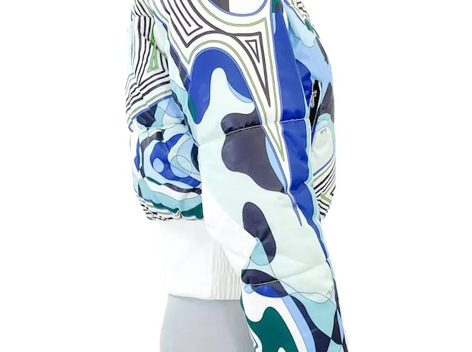 EMILIO PUCCI Chaquetas Internacional M Sintético Blanco 