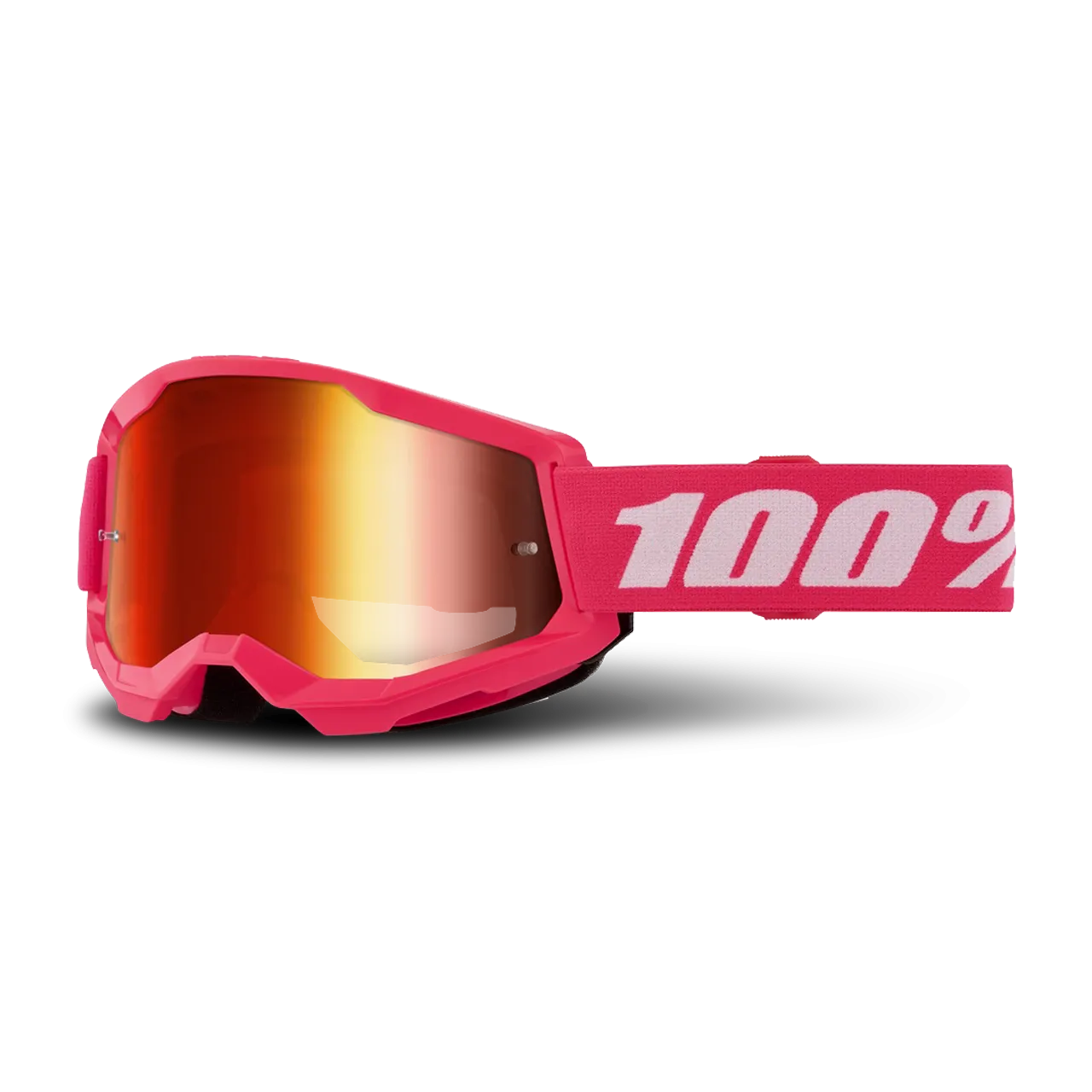 GAFAS DE CROSS 100% STRATA 2 ROSAROJO 