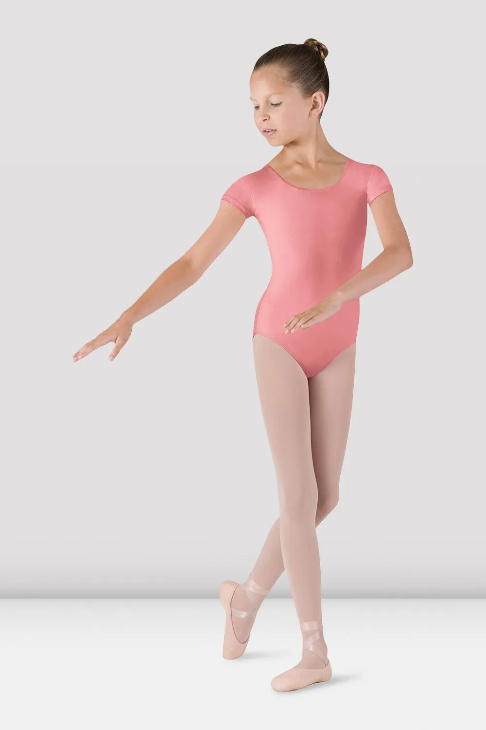 Girls Dujour Cap Sleeve Leotard