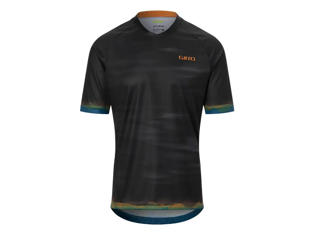 JERSEY  M/C GIRO ROUST HOT LAP NEGRONARANJA M