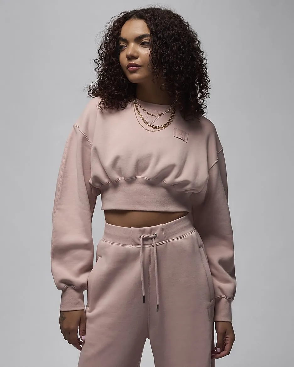 JORDAN FLIGHT FLEECE SUDADERA CORTA  MUJER