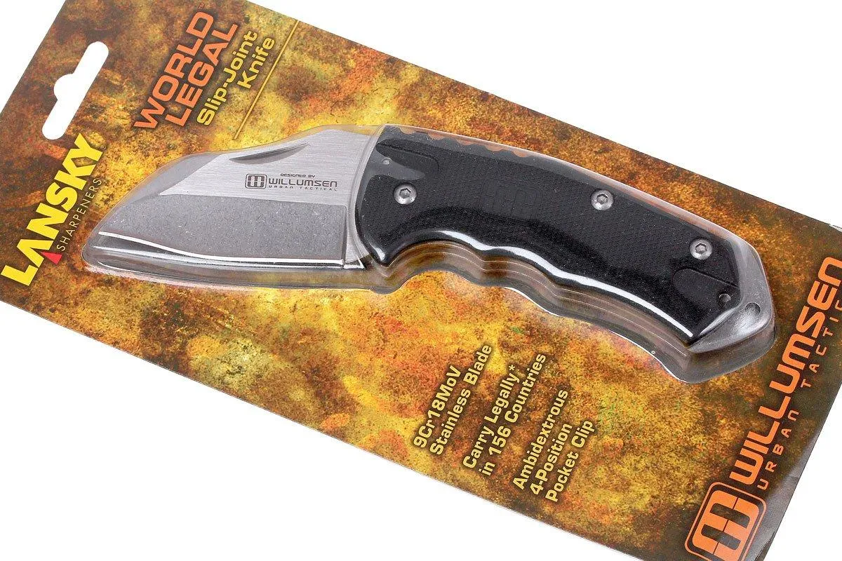 Lansky World Legal navaja Slipjoint Mikkel Willumsen Design LKN333
