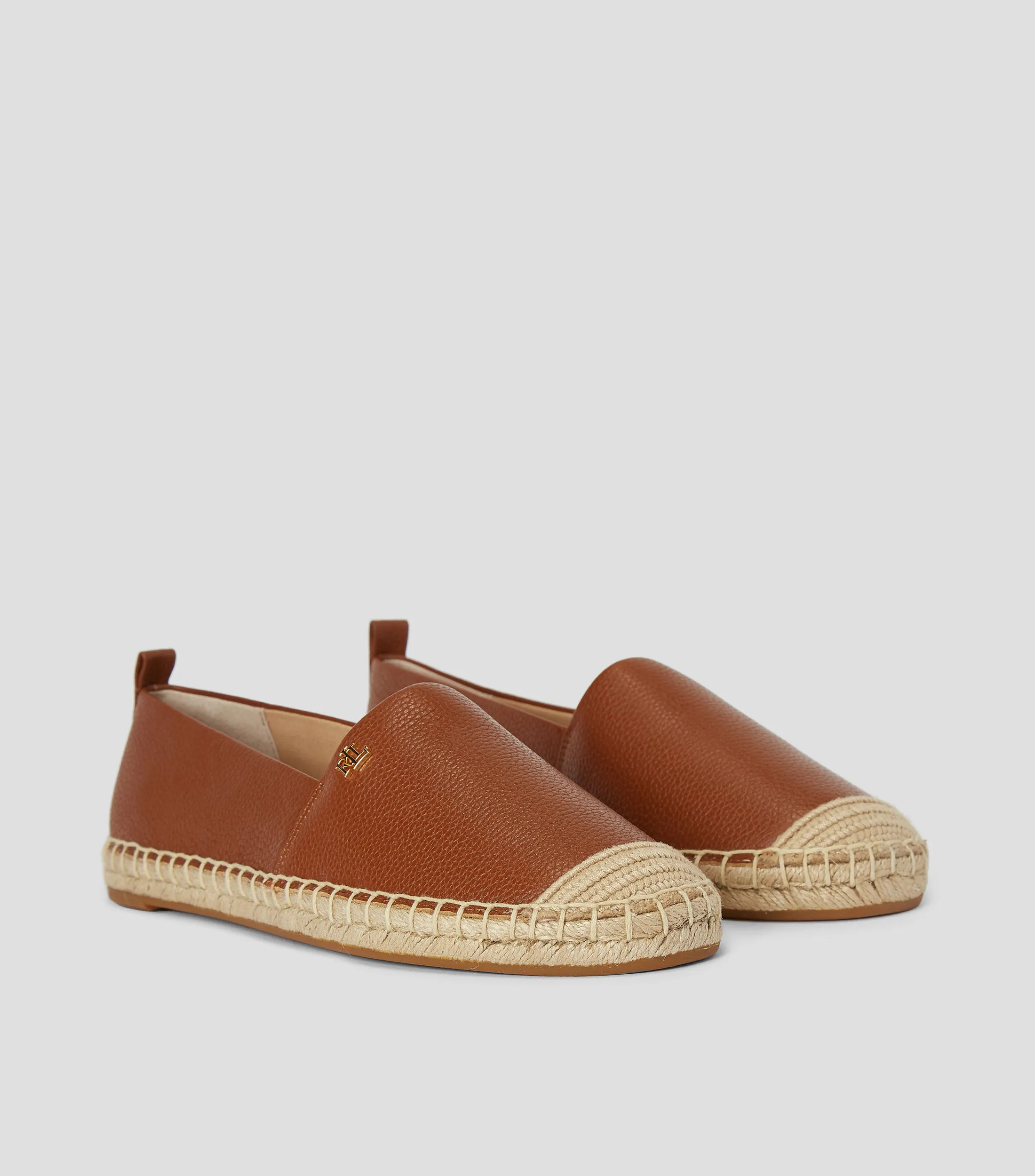 Lauren Ralph Lauren Alpargatas en piel granulada Cameryn IV Mujer