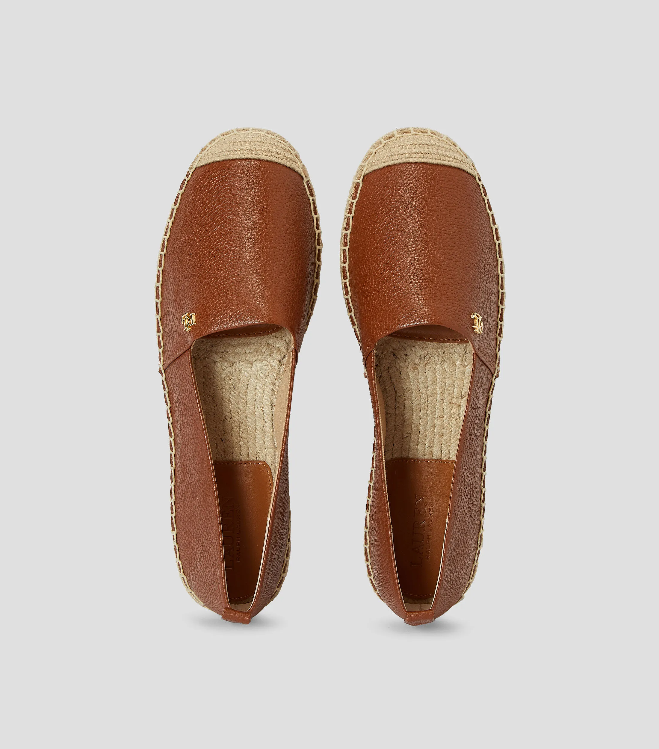 Lauren Ralph Lauren Alpargatas en piel granulada Cameryn IV Mujer
