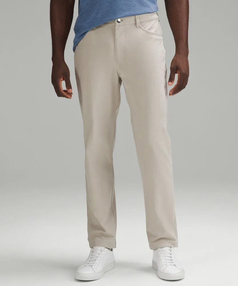 LULULEMON PANTALONES ABC DE CORTE CLáSICO CON 5 BOLSILLOS, 81 CM  WARPSTREME RAW LINEN | YB86X5QP