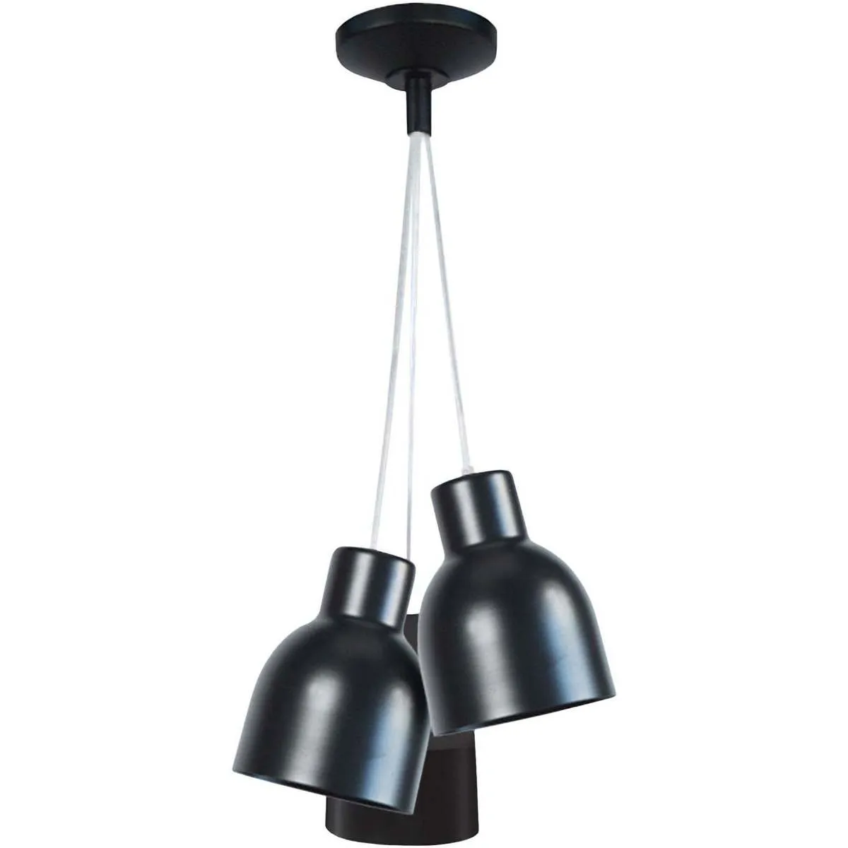 Lámpara de Techo redondo metal negro