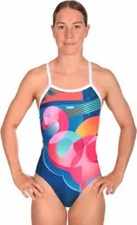 Mako Bañador para mujer Mako Nereid Flamingo Azul / Multicolor