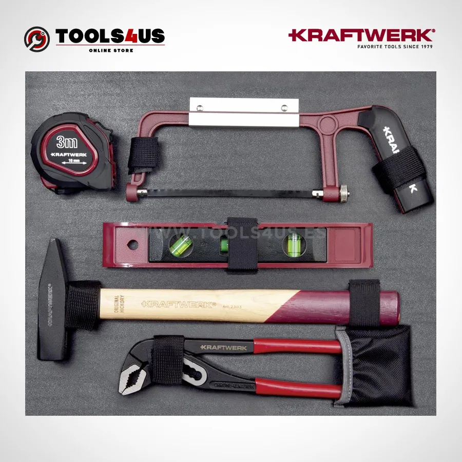 Maleta de Herramientas Pro Basic B152, 1/4″+3/8″ (103 Piezas) Kraftwerk